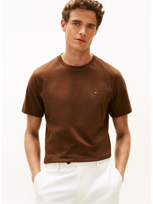 ess seasonal reg fit solid tee TOMMY HILFIGER | MW0MW39995GV0